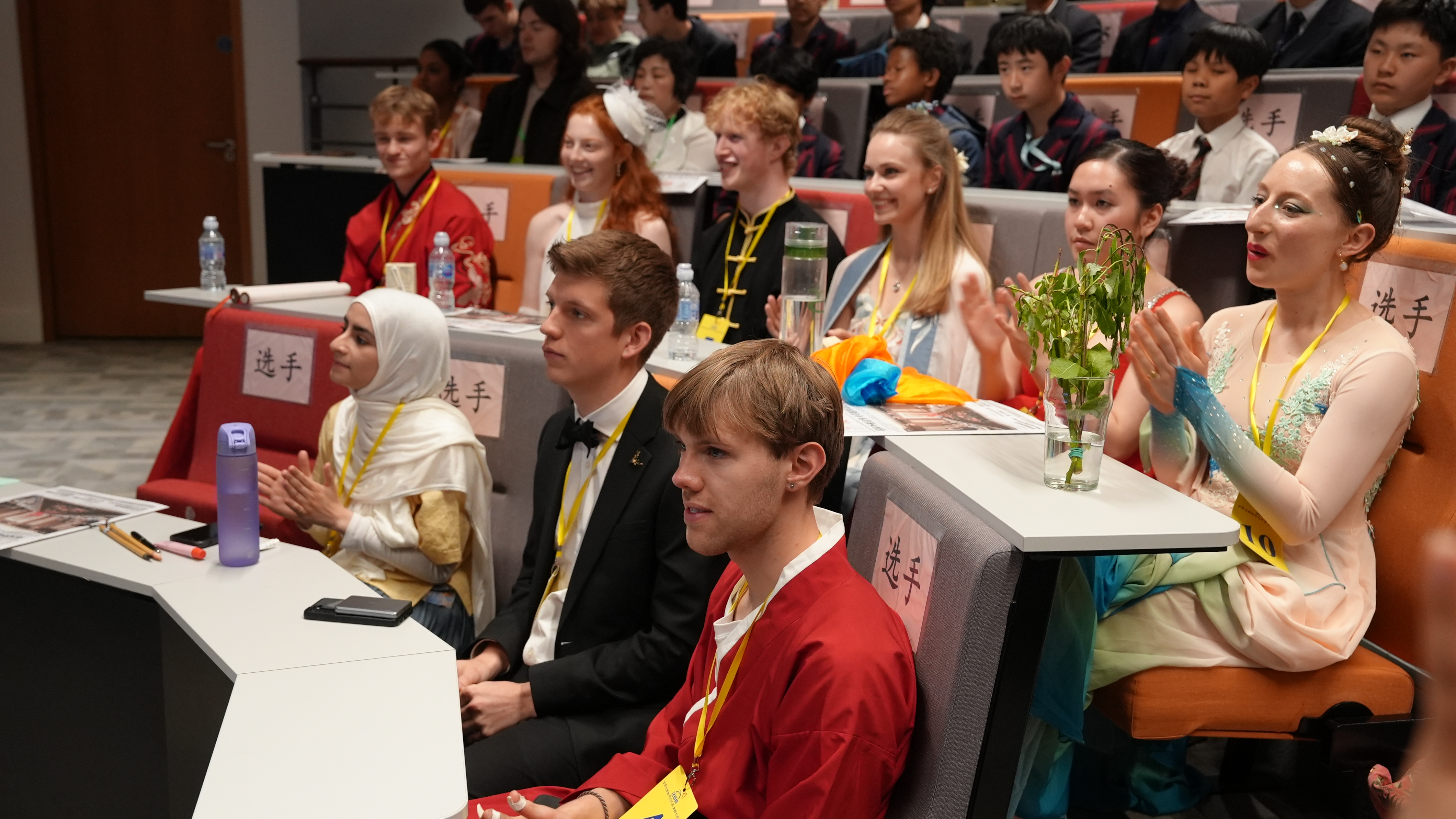 Contestants at the 25th Chinese Bridge Competition UK final./ Wang Qiwei