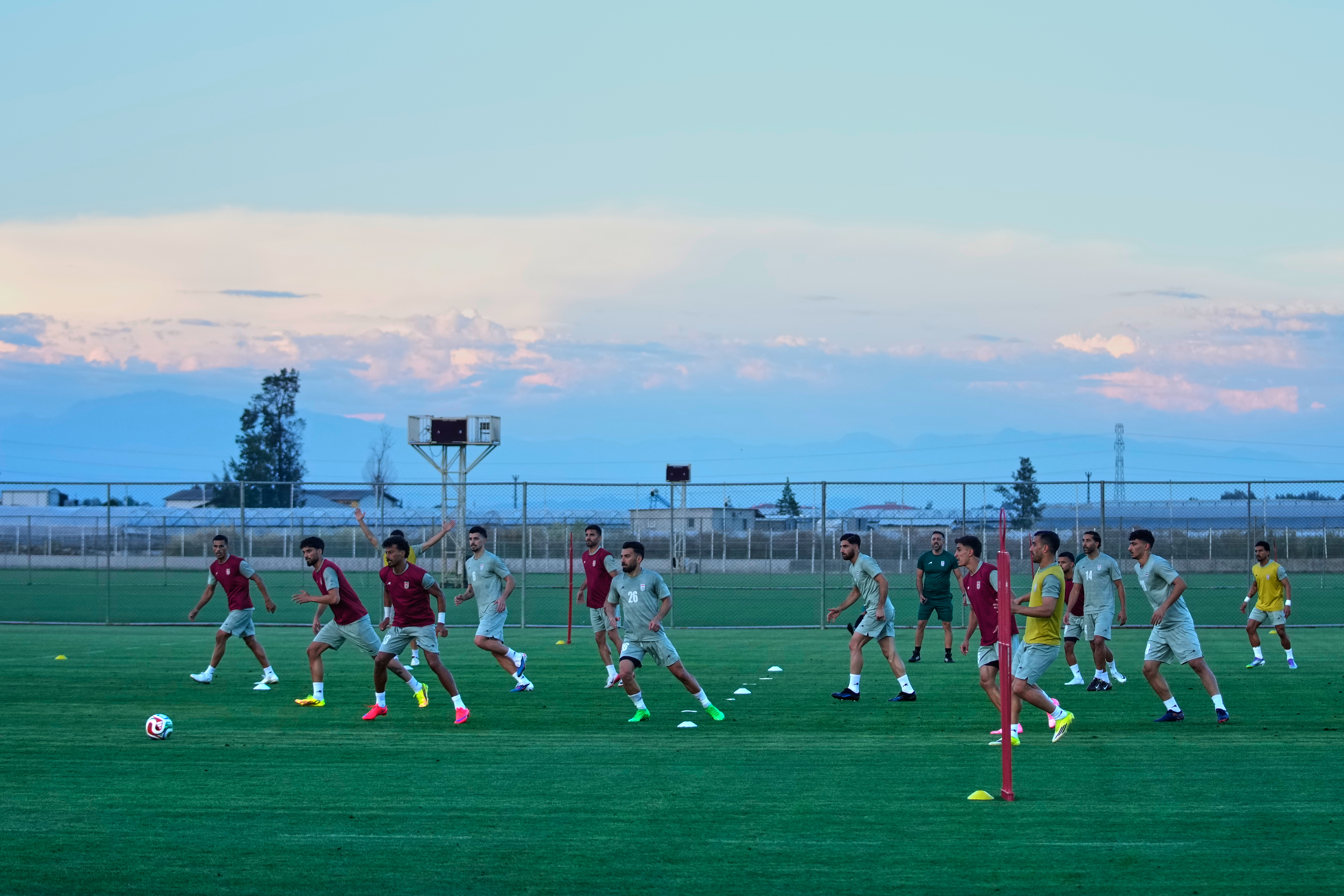 Iranian football has been at the center of the 'visa' controversy. /Khalil Hamra/AP