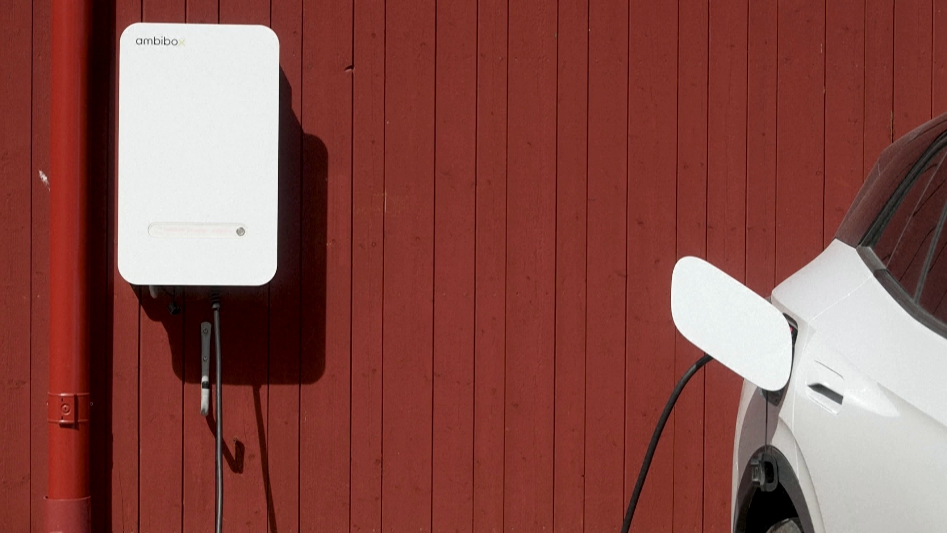 Two-way charging allows the car to power the house when needed. /AFP