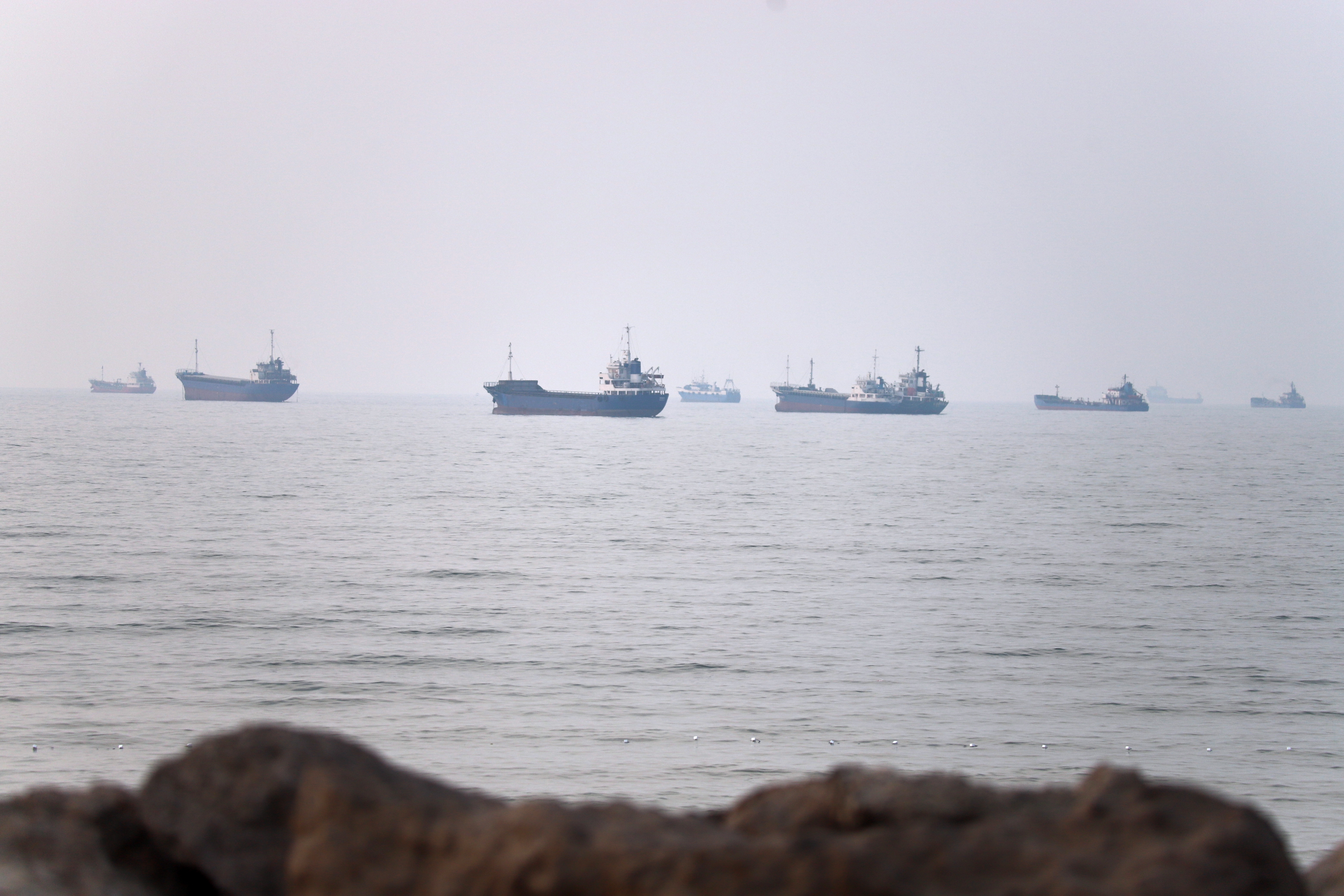 While ship traffic in the strait dropped after this weekend's attacks, more countries say their vessels have gotten out. /Amirhosein Khorgooi/ISNA via AP