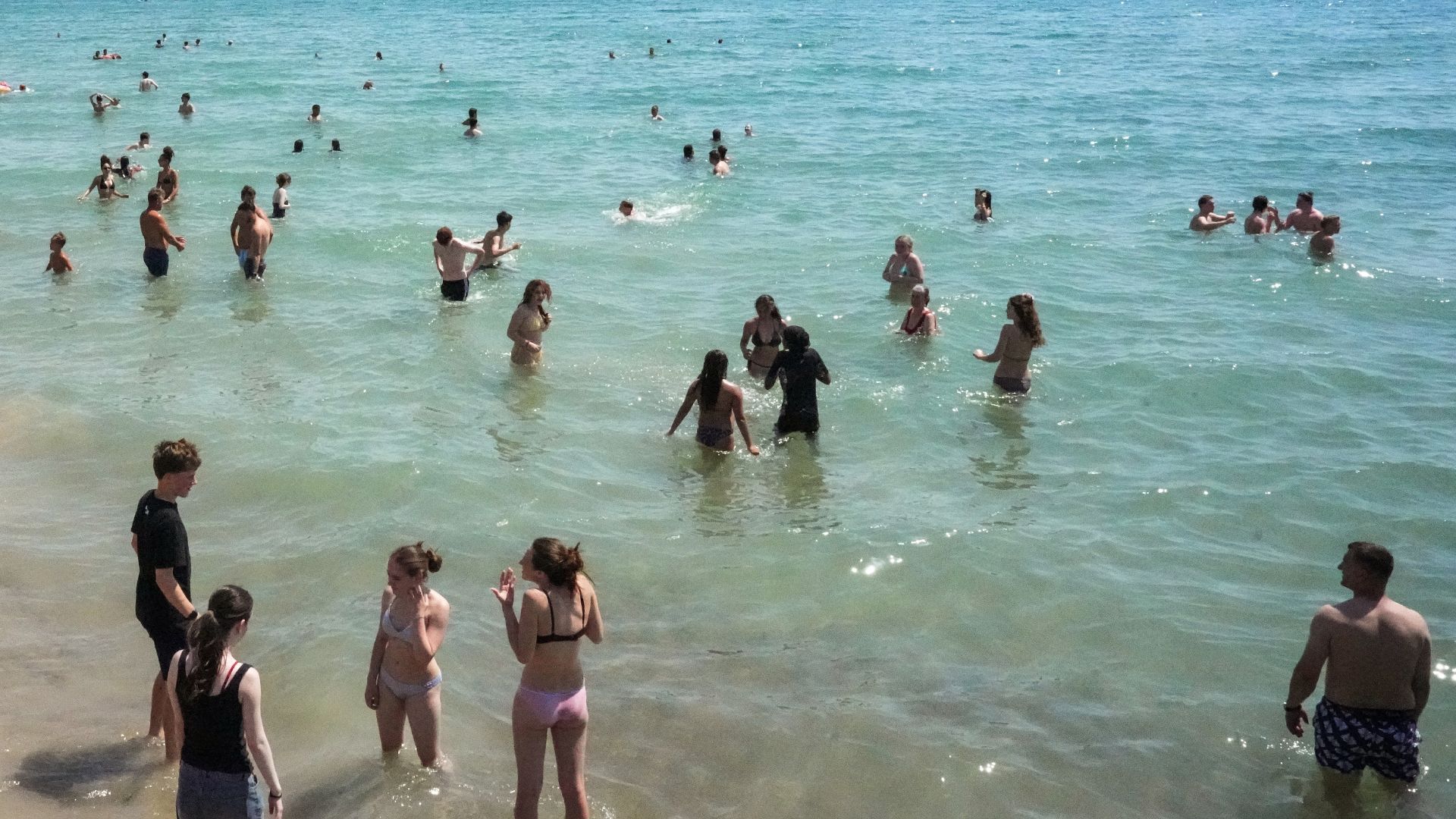 The UK recorded its hottest ever June temperature on June 24 with the mercury rising to 36.1C in southern England. 
Carlos Jasso/AFP
