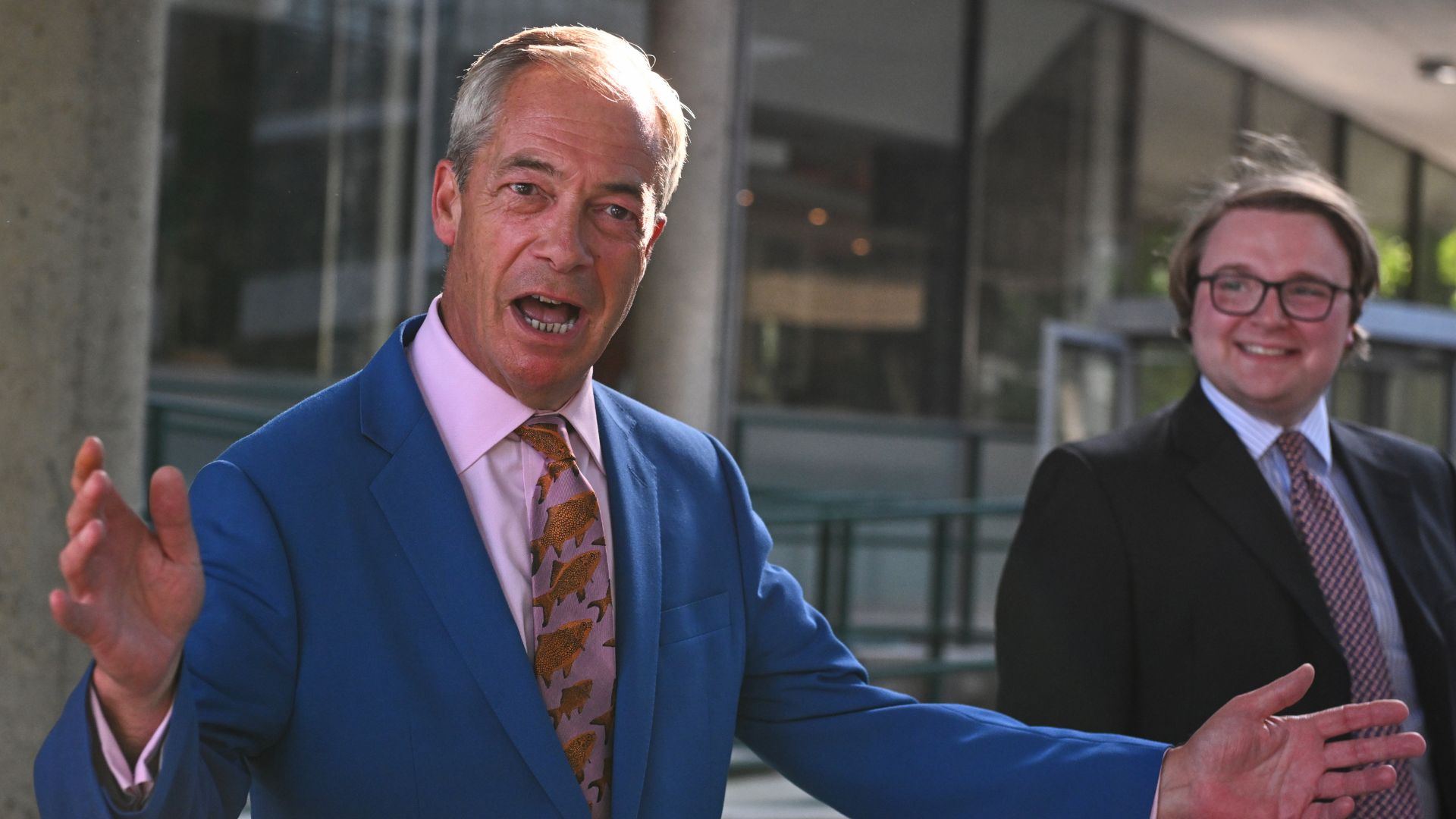 Leader of the UK's right-wing Reform party, Nigel Farage has stepped down from MP of Brexit-stronghold Clacton-on-Sea, only to stand in the forthcoming by-election. /AP