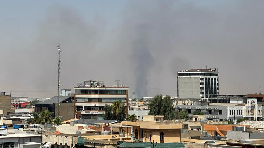 Explosions heard near US base in northern Iraq as fighting escalates