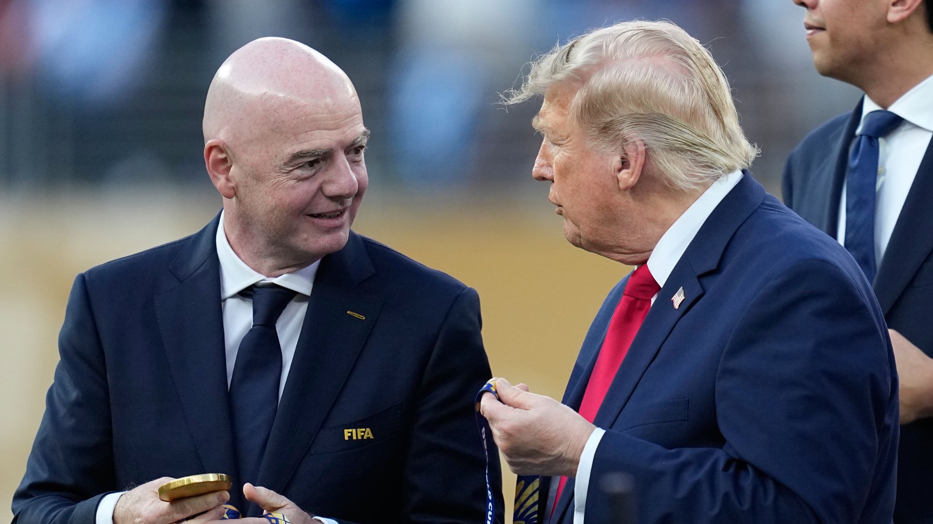 US President Donald Trump has often called Gianni Infantino the 