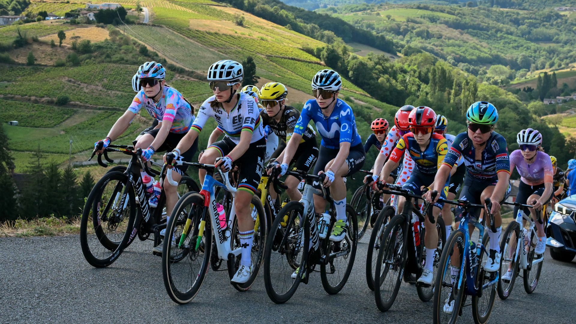 'Bra-gate' has dominated this year's Tour de France Femmes. /Nicolas Tucay/AFP