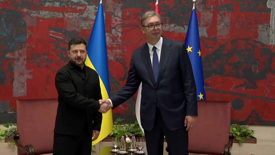 The two leaders met in Belgrade to discuss a number of issues. /Reuters
