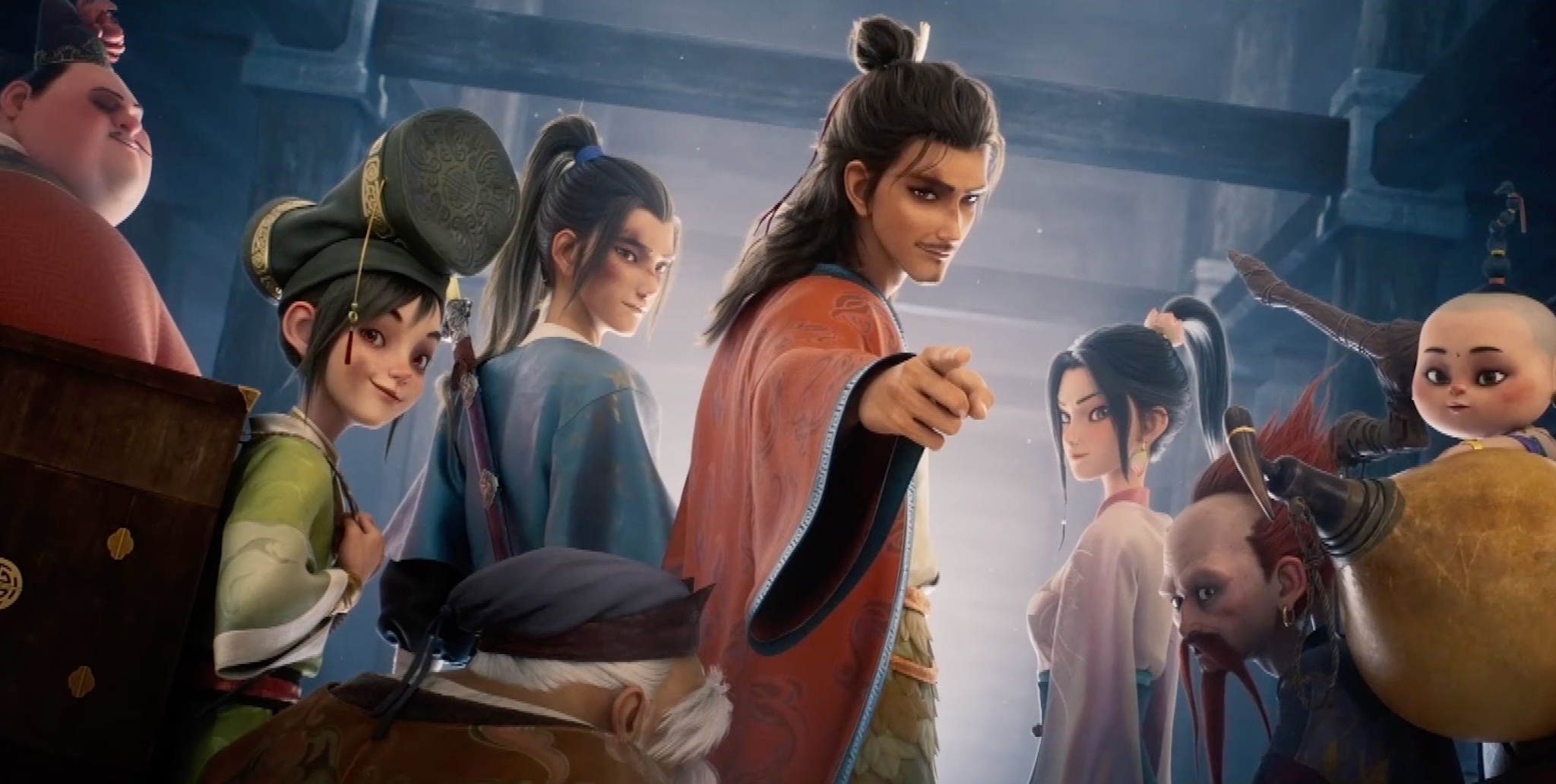 A still from the trailer shows the film's heroes. 