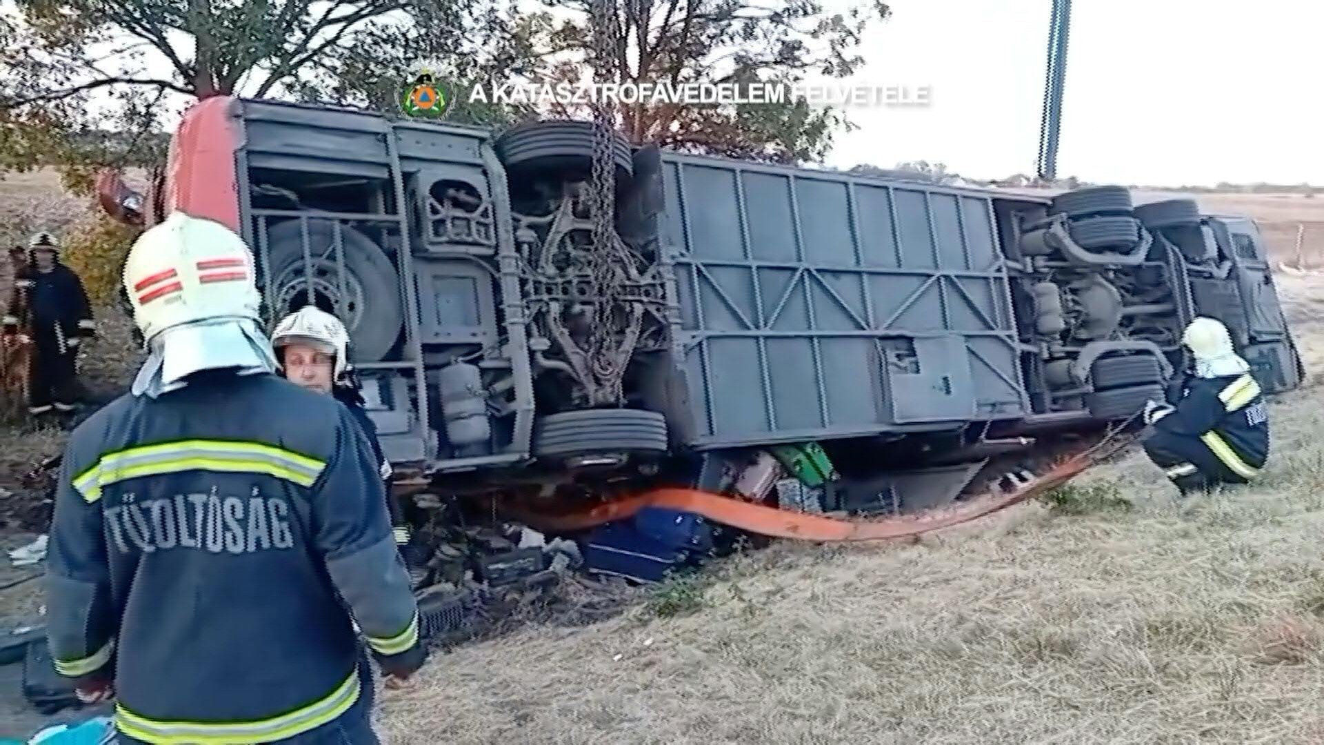 12 killed as Polish pilgrim bus crashes in Hungary