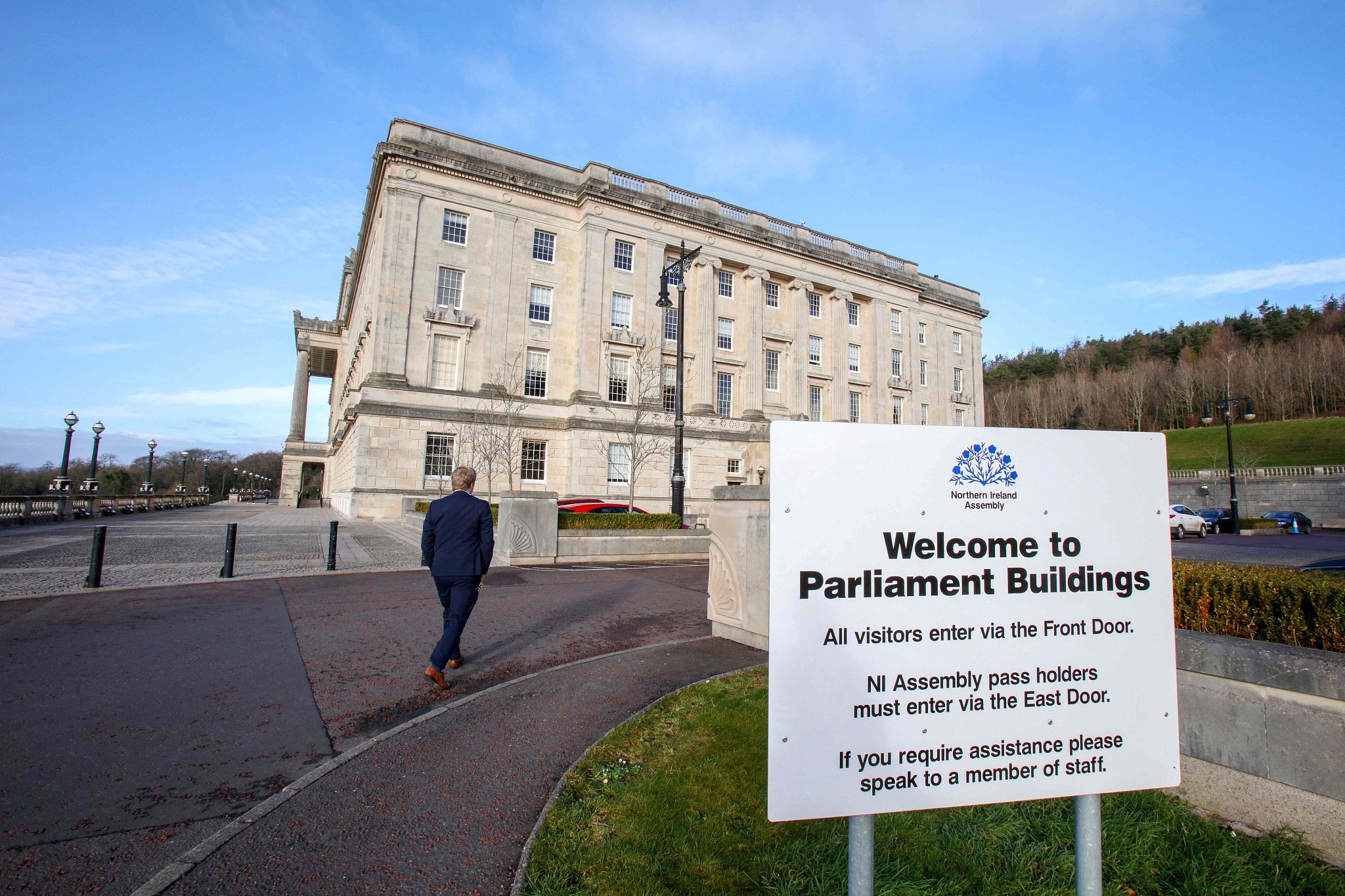 The Parliament Buildings, the seat of the Northern Ireland Assembly. /AFP/Paul Faith