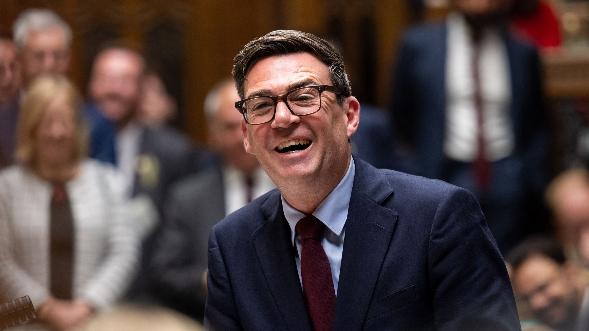 UK Prime Minister Andy Burnham in the House of Commons, central London, last week. /House of Commons/AFP

