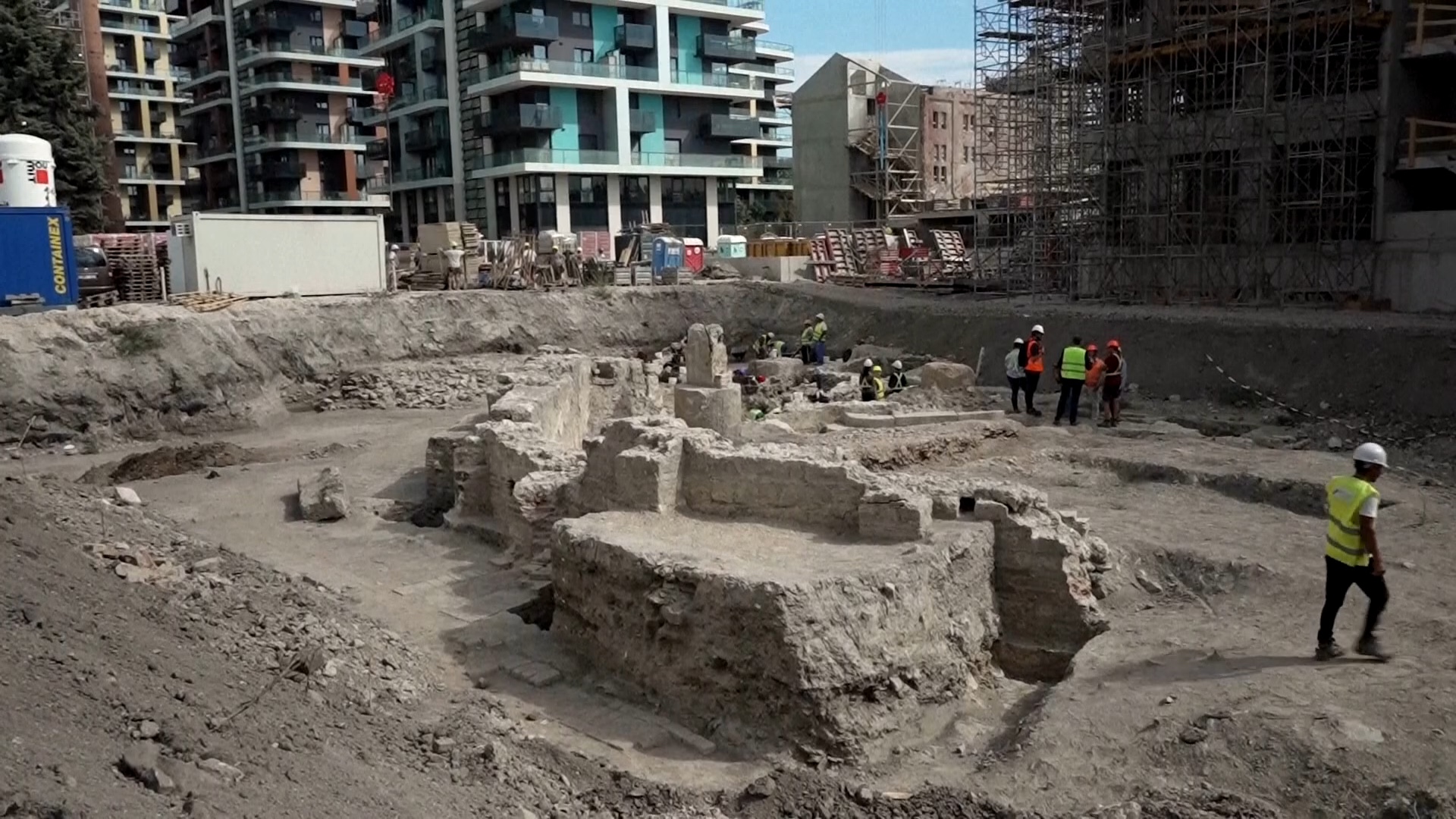 The site has emerged at one of Hungary's largest housing developments. /AP