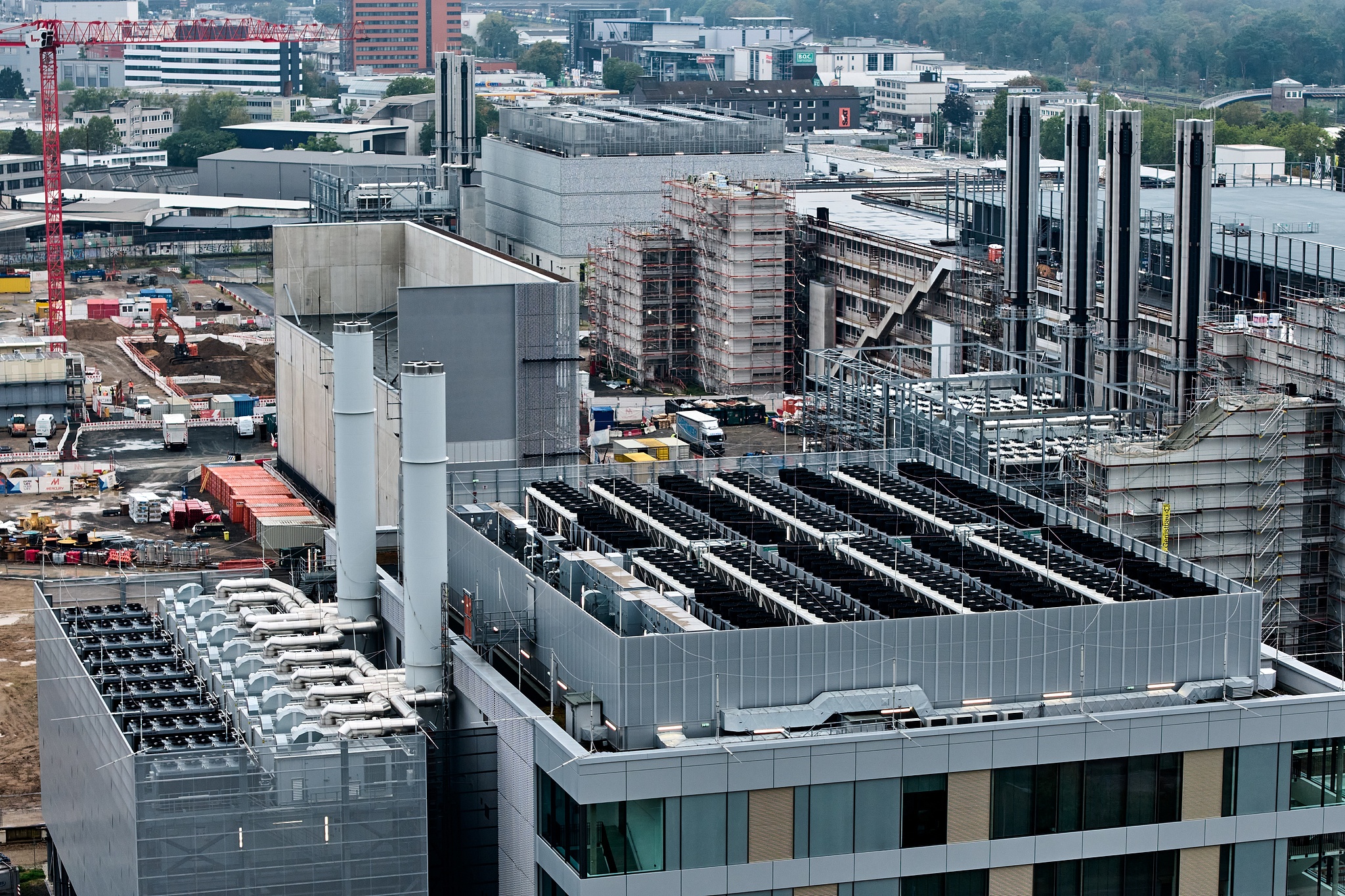 A new data center for artificial intelligence is under construction in Frankfurt, Germany, on September 14, 2026. /CFP 