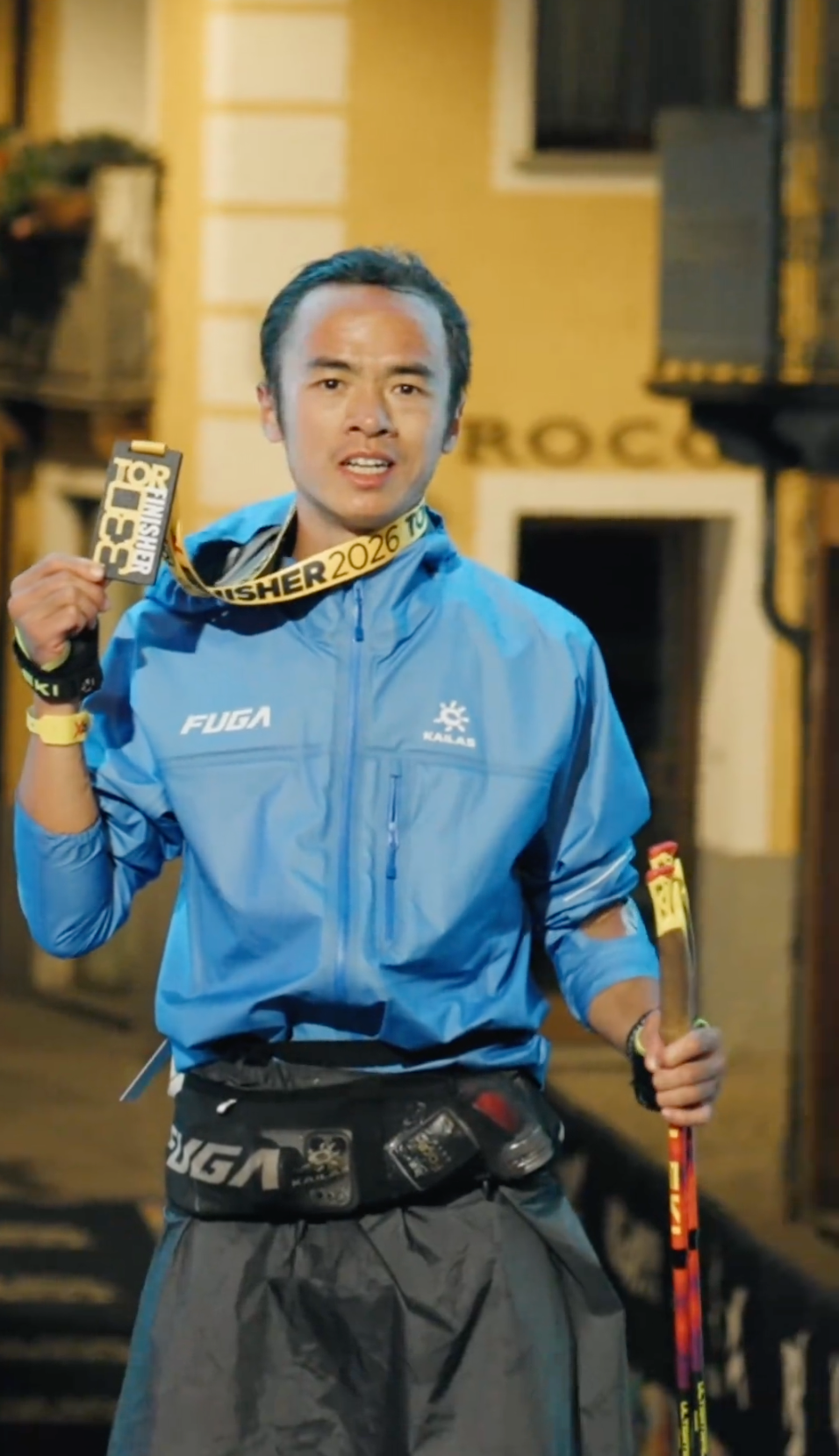 Zhao said the second half of the race was “almost unbearable”. /CGTN