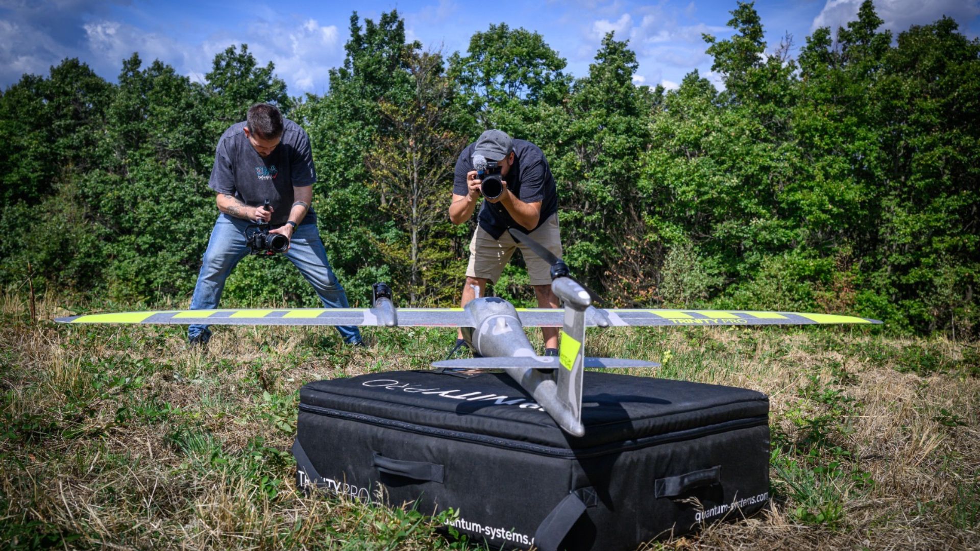 Drones equipped with LiDAR scanners are used to build a 3D picture of the forest below. /CGTN