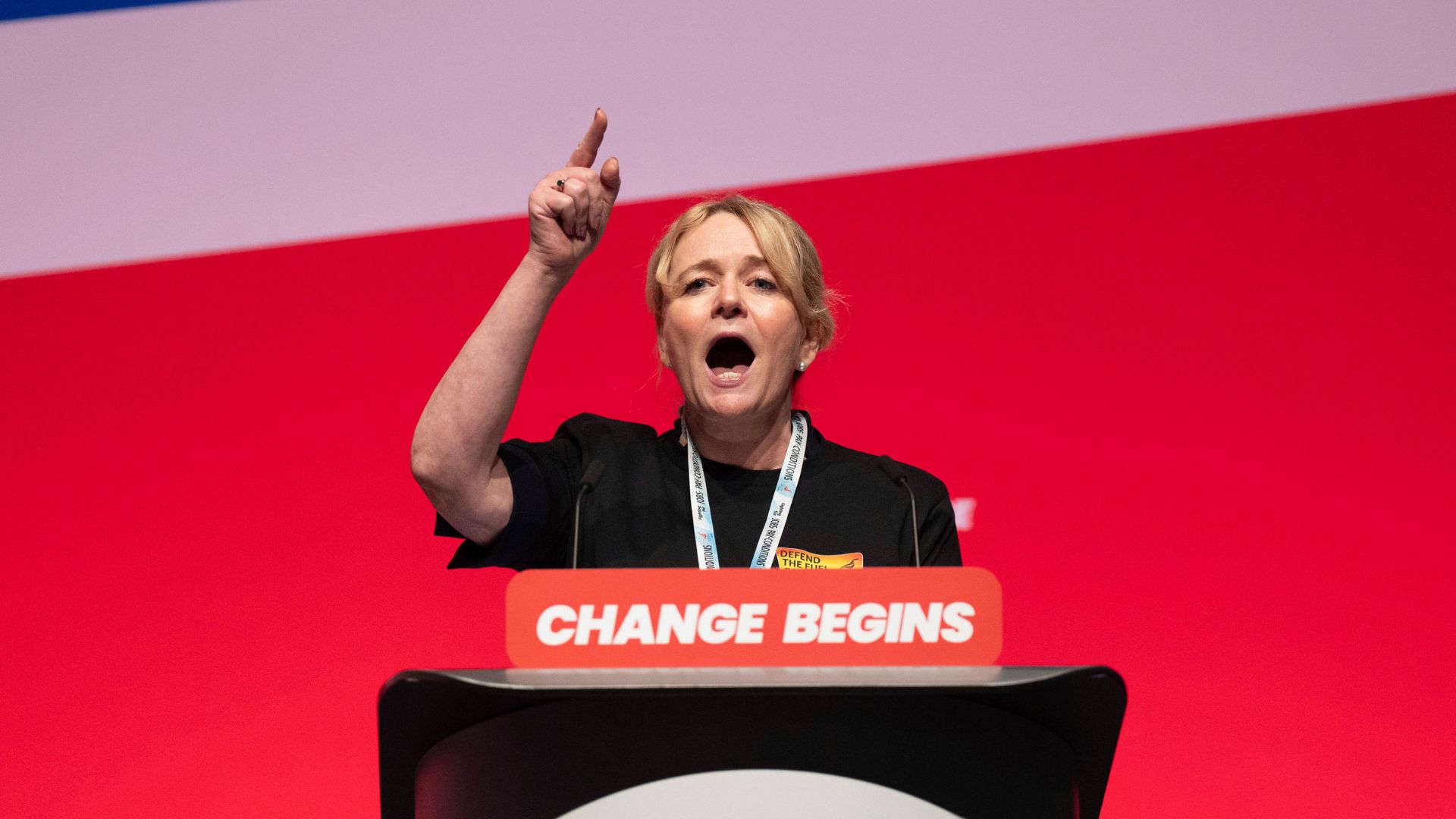 Unite general secretary Sharon Graham has spoken out against the donations. /AP