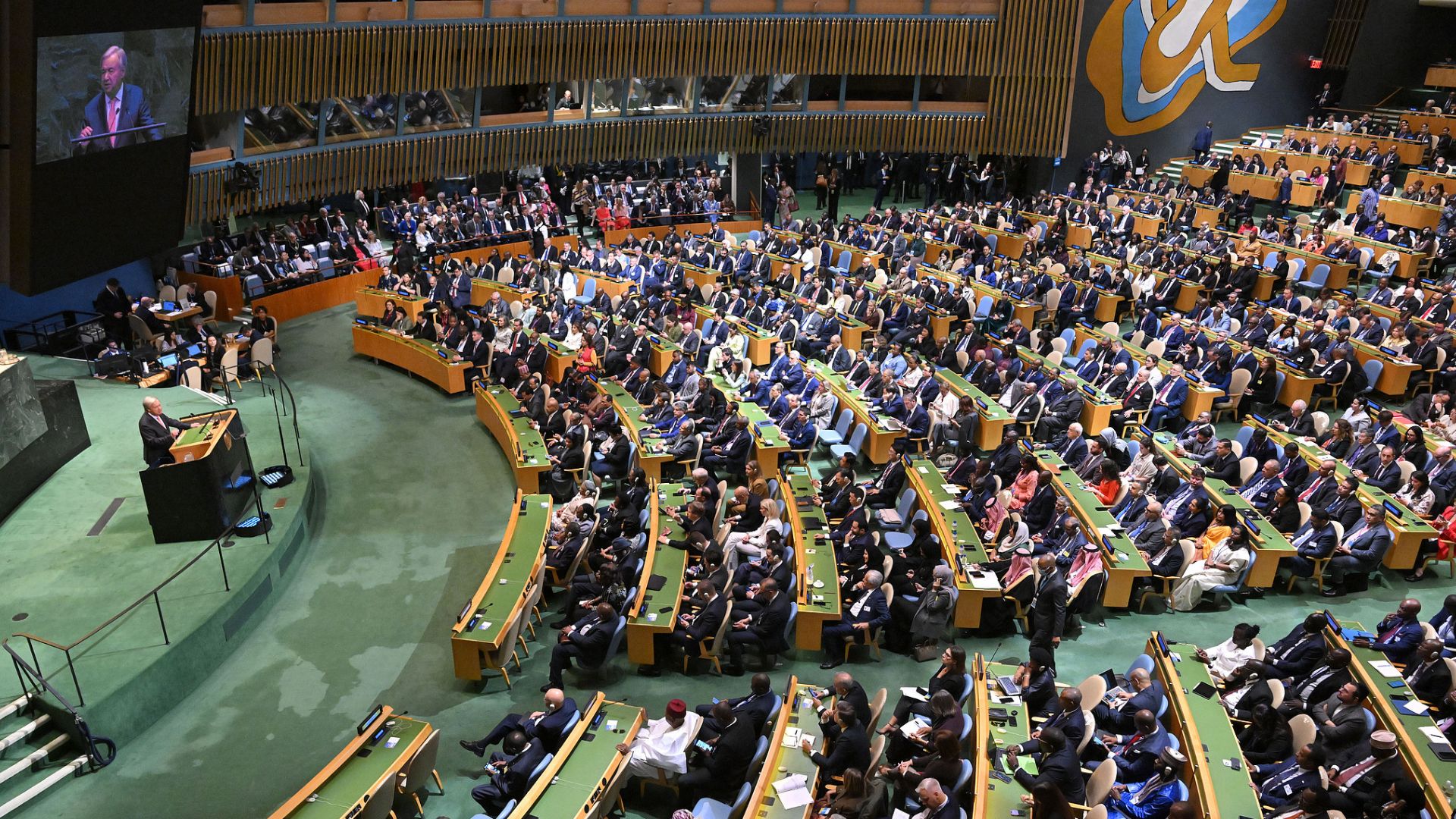 United Nations Secretary-General Antonio Guterres speaks during the General Debate of the 81st session of the United Nations (UN) General Assembl. /EPA/Mick Tsikas