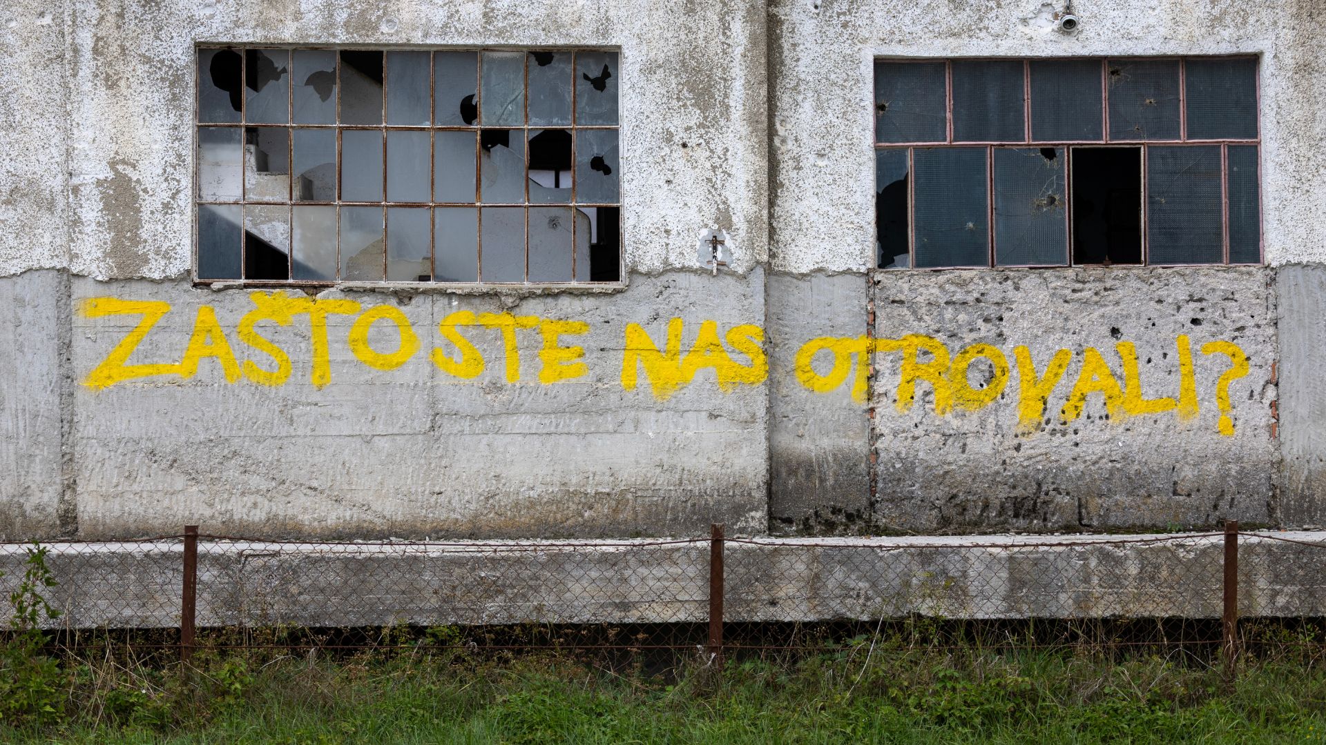 Graffiti reading 