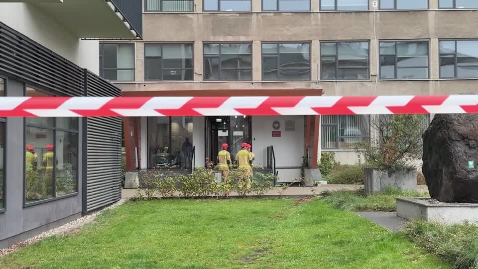 The further education college in Warsaw was the site of the third stabbing attack in four days. /Dariusz Borowicz/Agencja Wyborcza.pl via Reuters