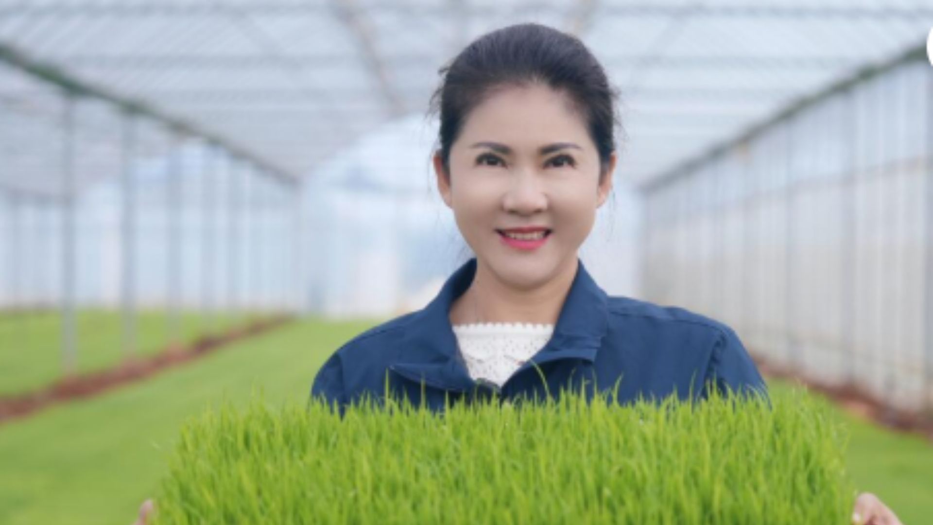 Dong Minfang has been recognised for creating employment, training and entrepreneurship opportunities for rural women. /UN FAO via Xinhua Agency.