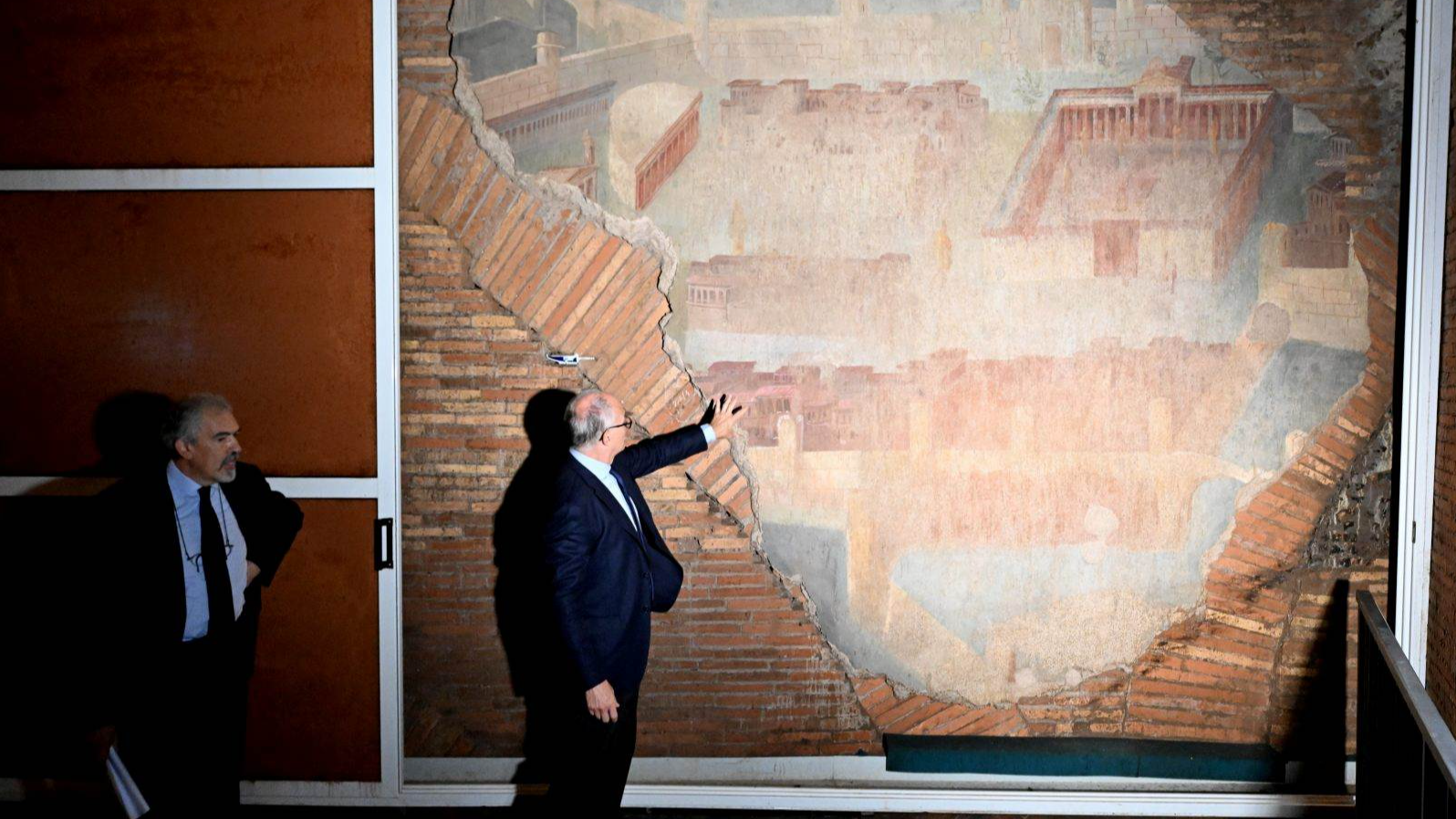 Uncovering Rome's secrets: Fresco and giant mosaic open to the public