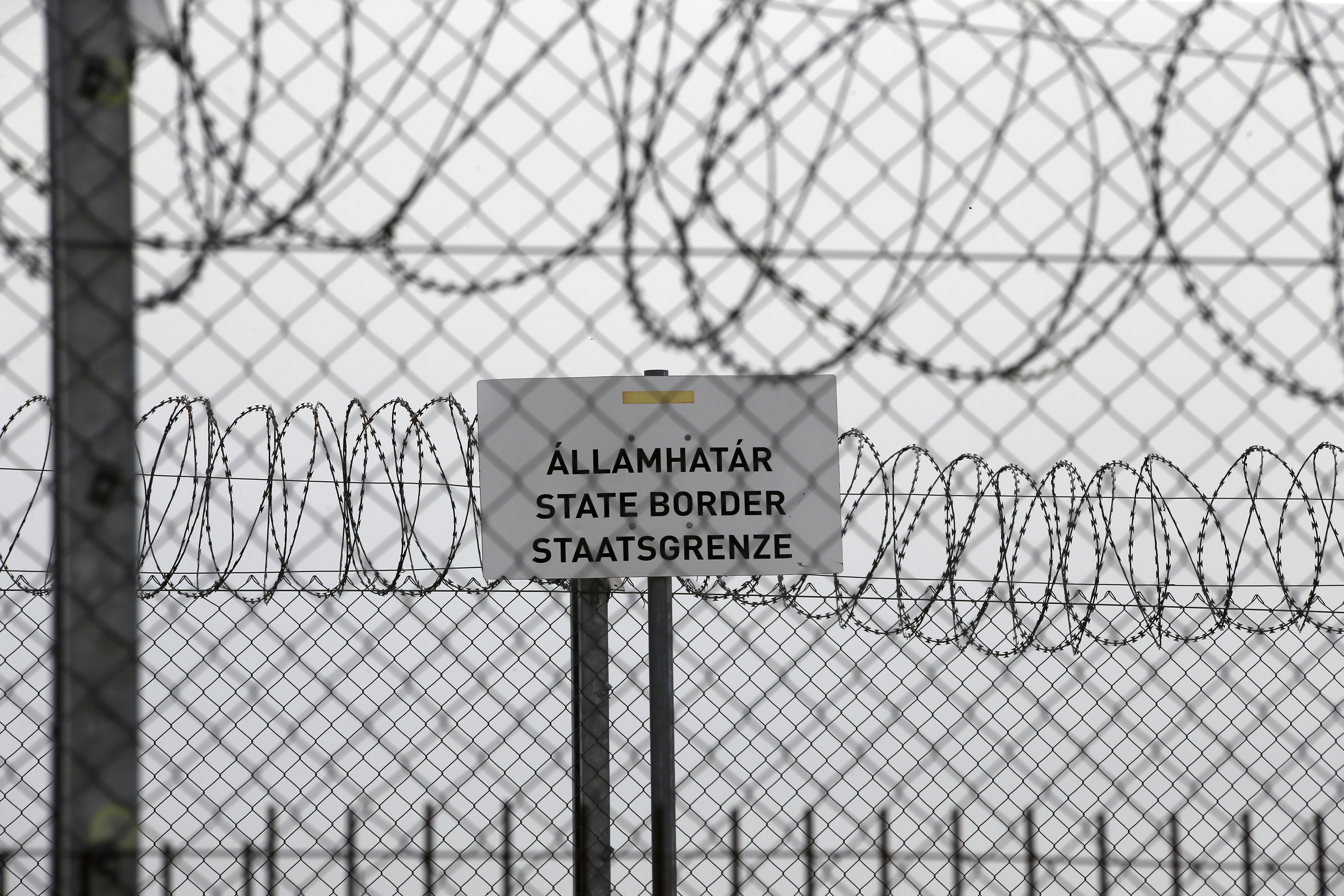 Hungary's border fences were built as part of anti-migrant policy: AP photo