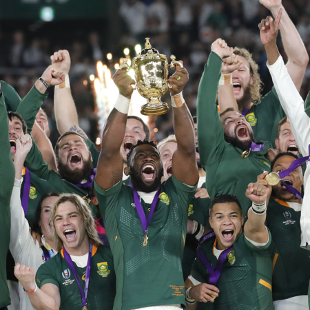 Kolisi becomes first black captain to win the Rugby World Cup - CGTN